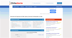 Desktop Screenshot of chilectorio.com